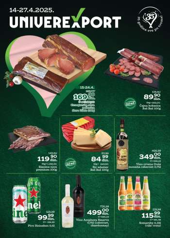 Univerexport katalog - 14.04.2025 - 27.04.2025.