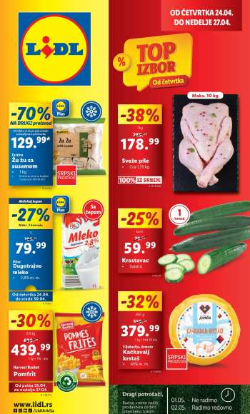 Lidl katalog - 24.04.2025 - 30.04.2025.