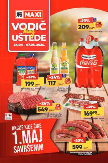 Maxi katalog - 24.04.2025 - 07.05.2025.
