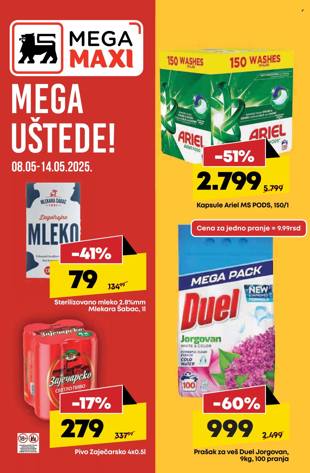 Mega Maxi katalog - 08.05.2025 - 14.05.2025. Stranica 1