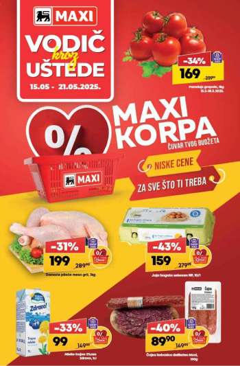Maxi katalog - 15.05.2025 - 21.05.2025.