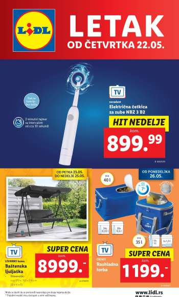Lidl katalog - 22.05.2025 - 28.05.2025.