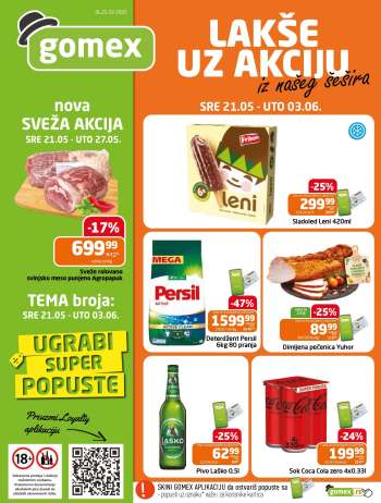 Gomex katalog - 21.05.2025 - 03.06.2025.