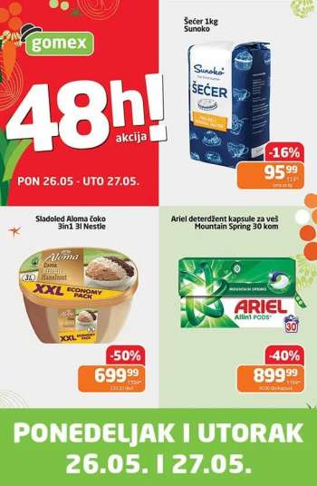 Gomex katalog - 26.05.2025 - 27.05.2025.