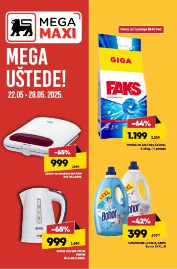 Mega Maxi katalog - 22.05.2025 - 28.05.2025.