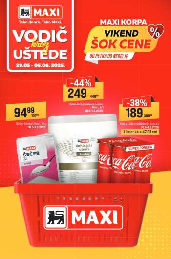 Maxi katalog - 29.05.2025 - 05.06.2025.