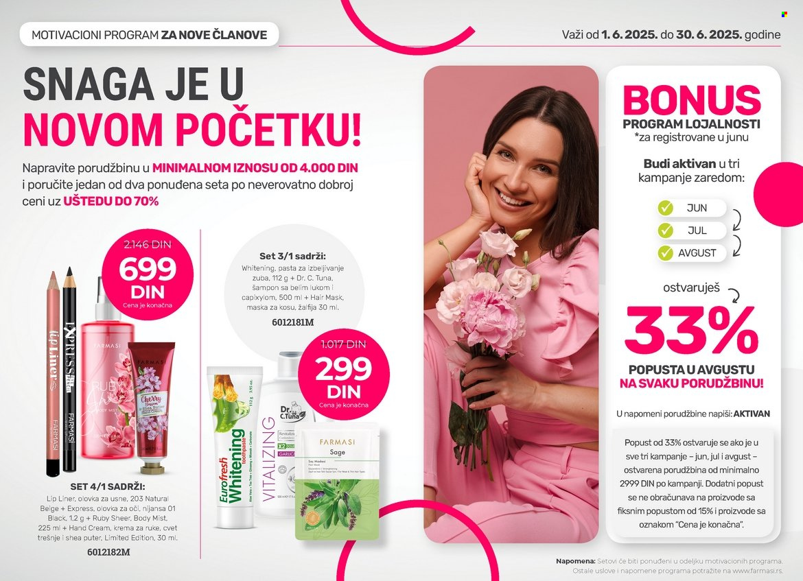 Farmasi katalog - 01.06.2025 - 30.06.2025. Stranica 1