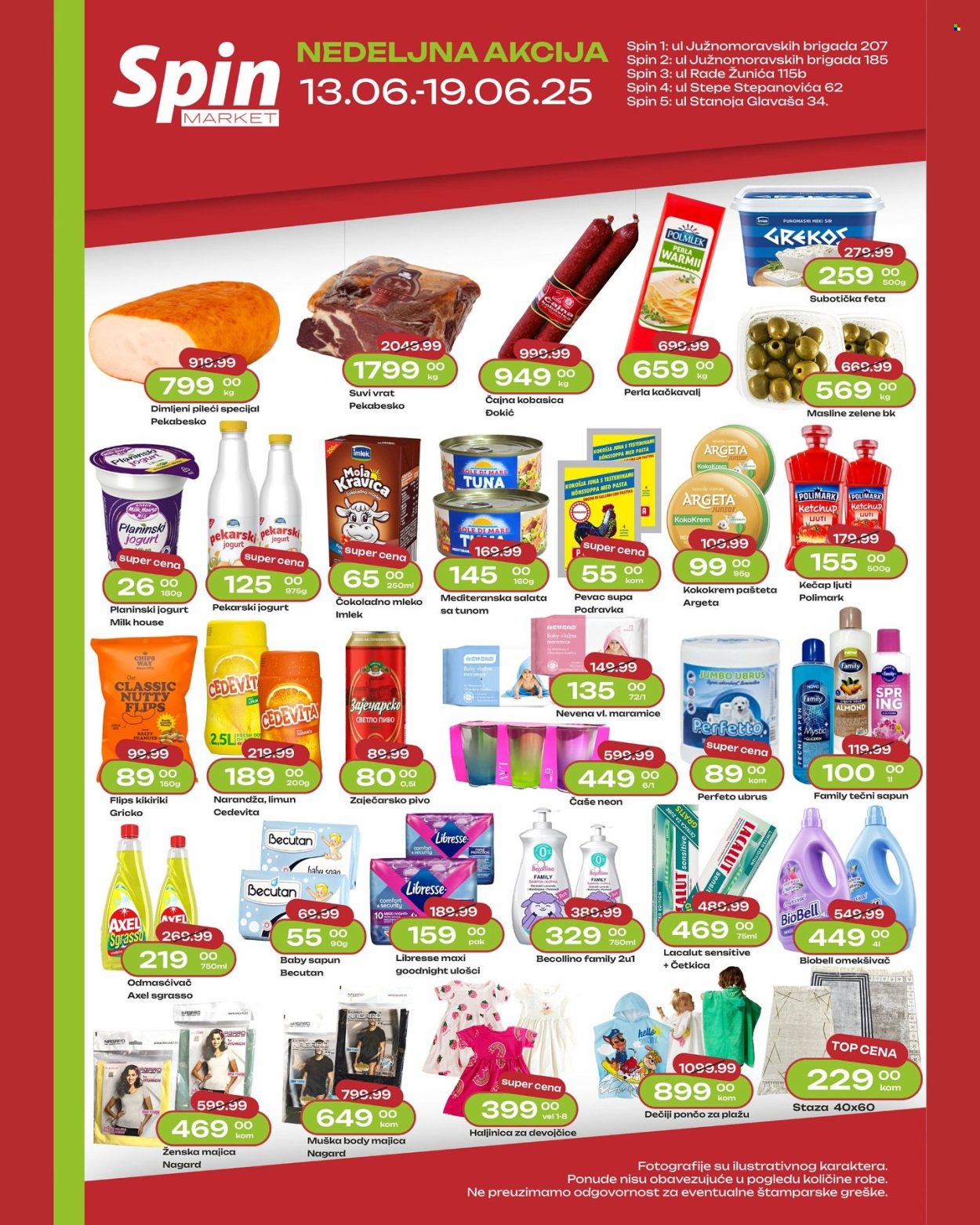Spin Market katalog - 13.06.2025 - 19.06.2025. Stranica 1