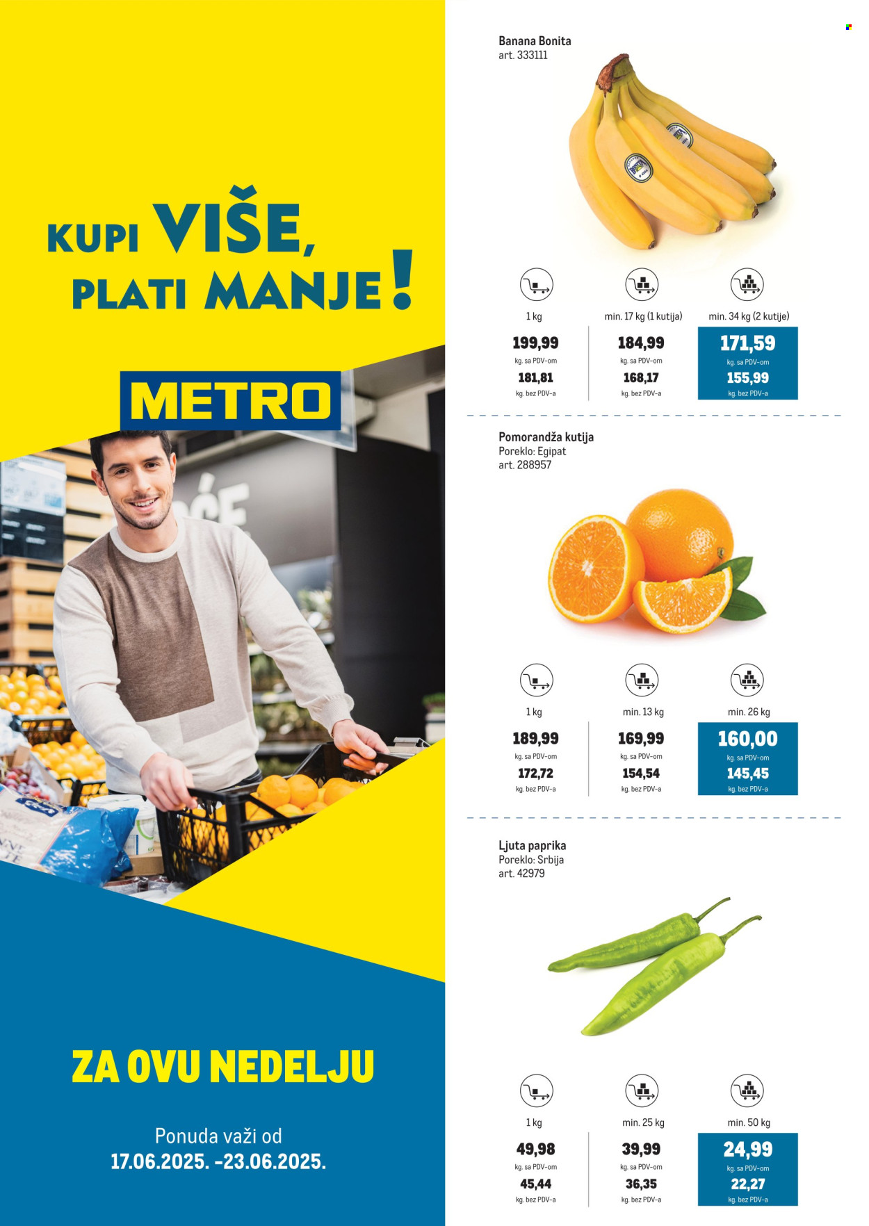 Metro katalog - 17.06.2025 - 23.06.2025. Stranica 1