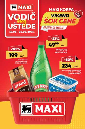 Maxi katalog - 19.06.2025 - 25.06.2025.