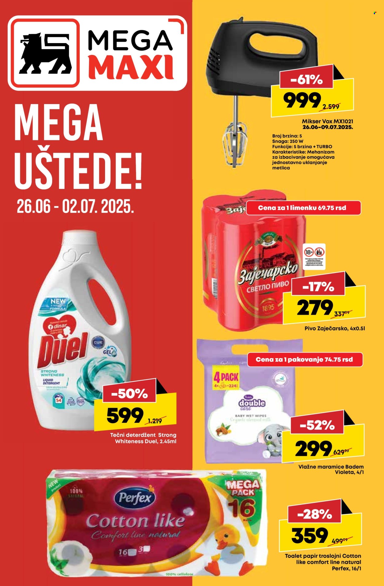 Mega Maxi katalog - 26.06.2025 - 02.07.2025. Stranica 1