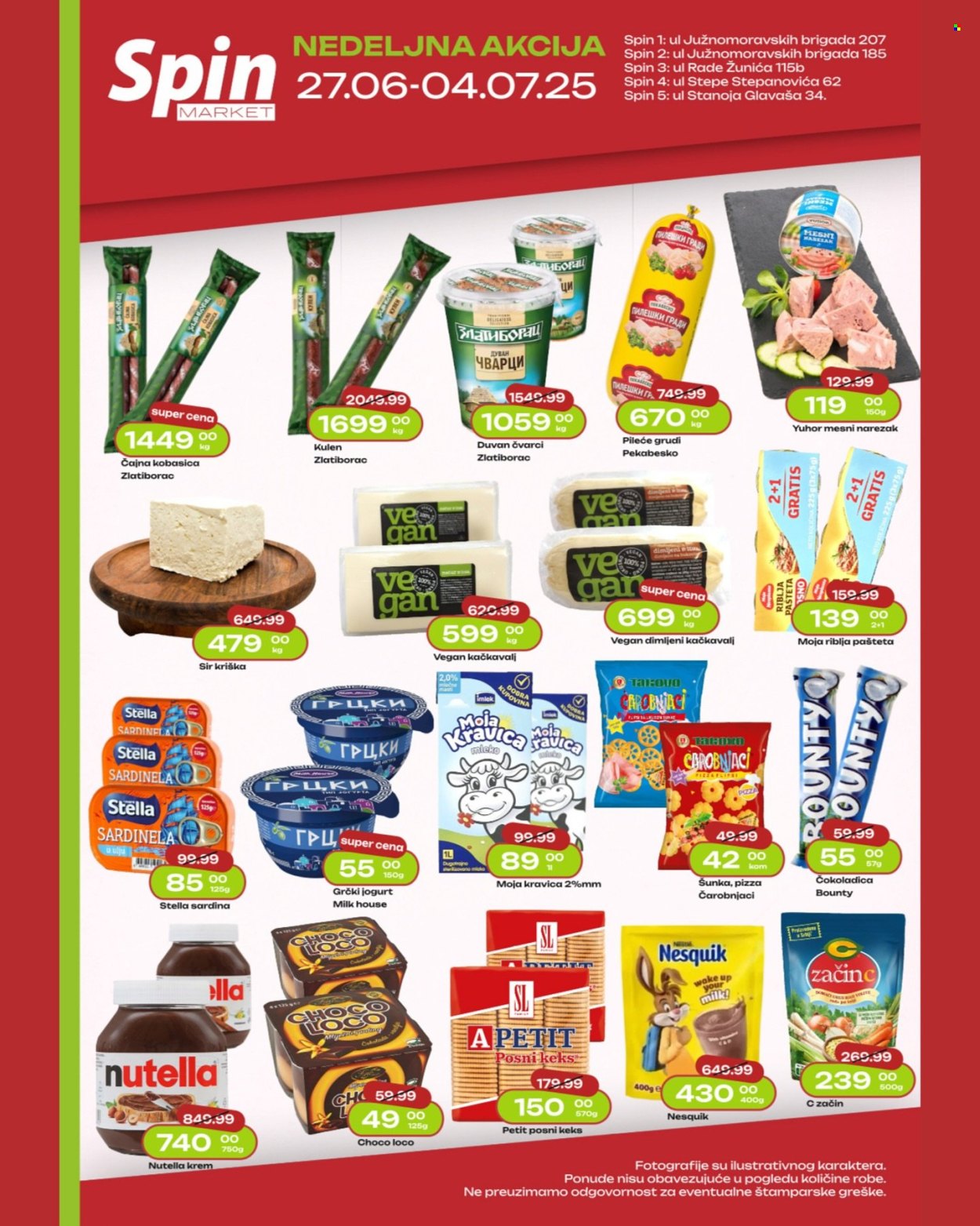 Spin Market katalog - 27.06.2025 - 04.07.2025. Stranica 1