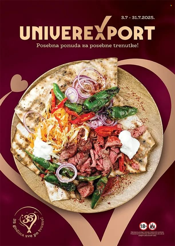Univerexport katalog - 03.07.2025 - 31.07.2025. Stranica 1