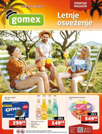Gomex katalog - 07.07.2025 - 03.08.2025.