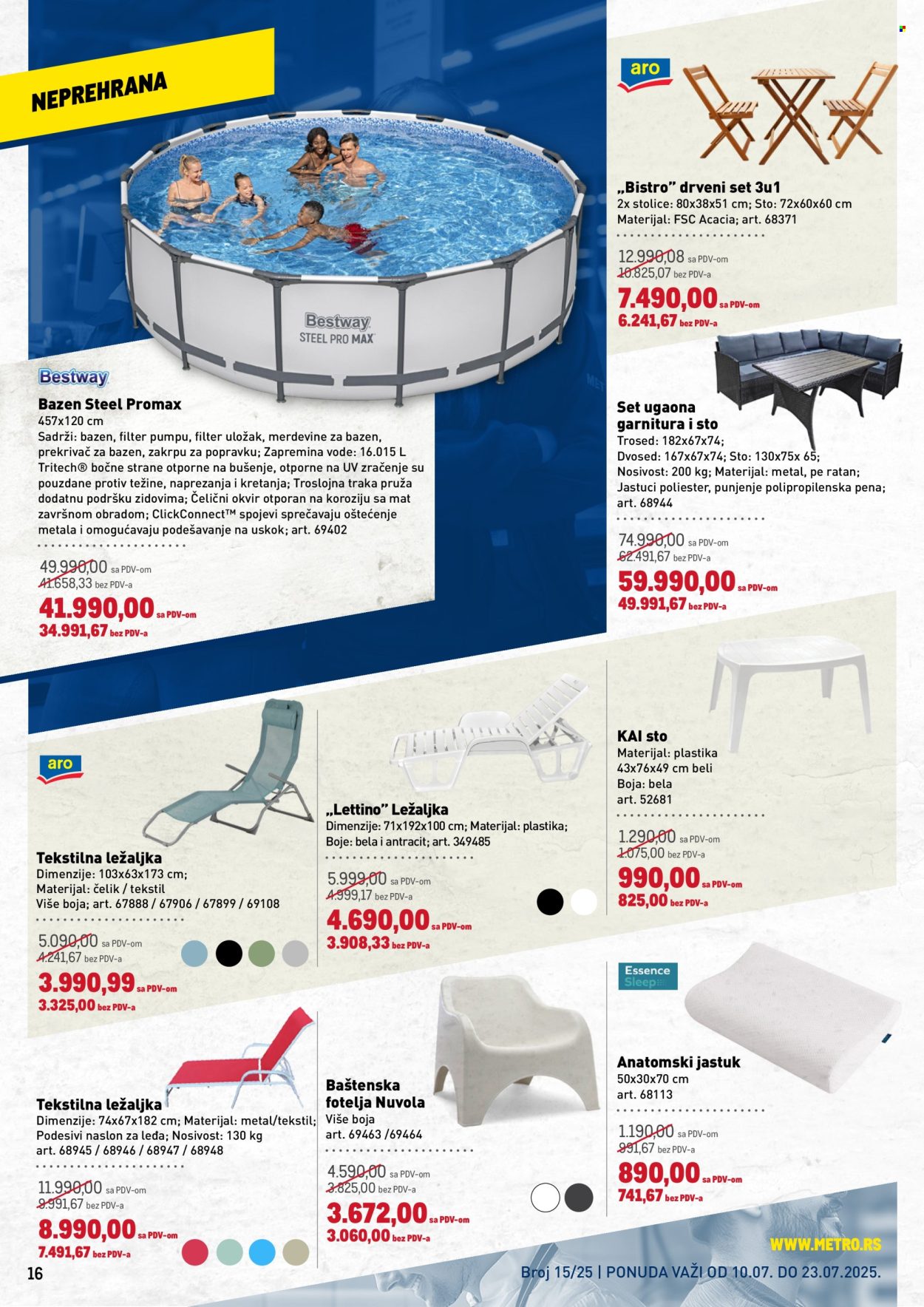 Metro katalog - 10.07.2025 - 23.07.2025. Stranica 16