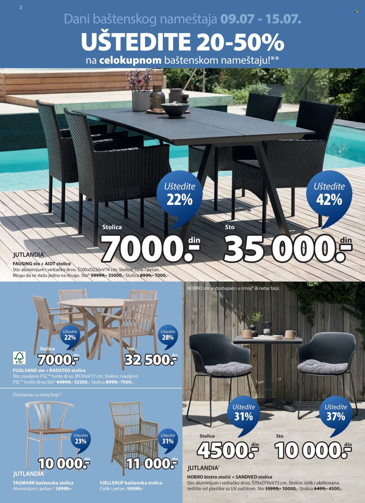 JYSK katalog - 09.07.2025 - 22.07.2025. Stranica 3