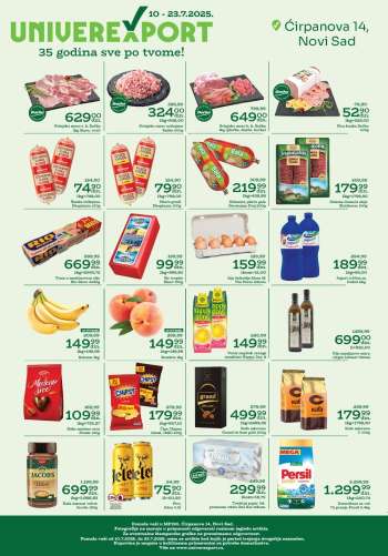 Univerexport katalog - 10.07.2025 - 23.07.2025.