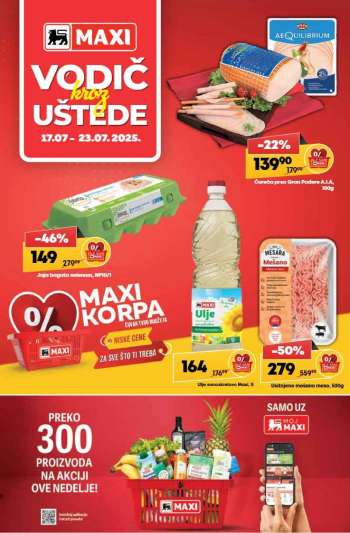 Maxi katalog - 17.07.2025 - 23.07.2025.