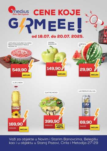 Medius katalog - 18.07.2025 - 20.07.2025.