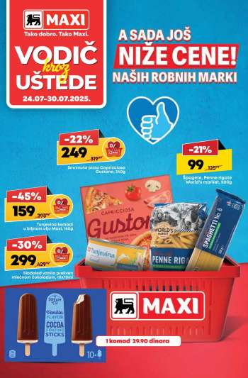 Maxi katalog - 24.07.2025 - 30.07.2025.