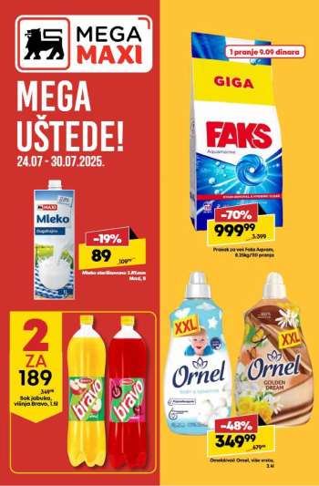 Mega Maxi katalog - 24.07.2025 - 30.07.2025.