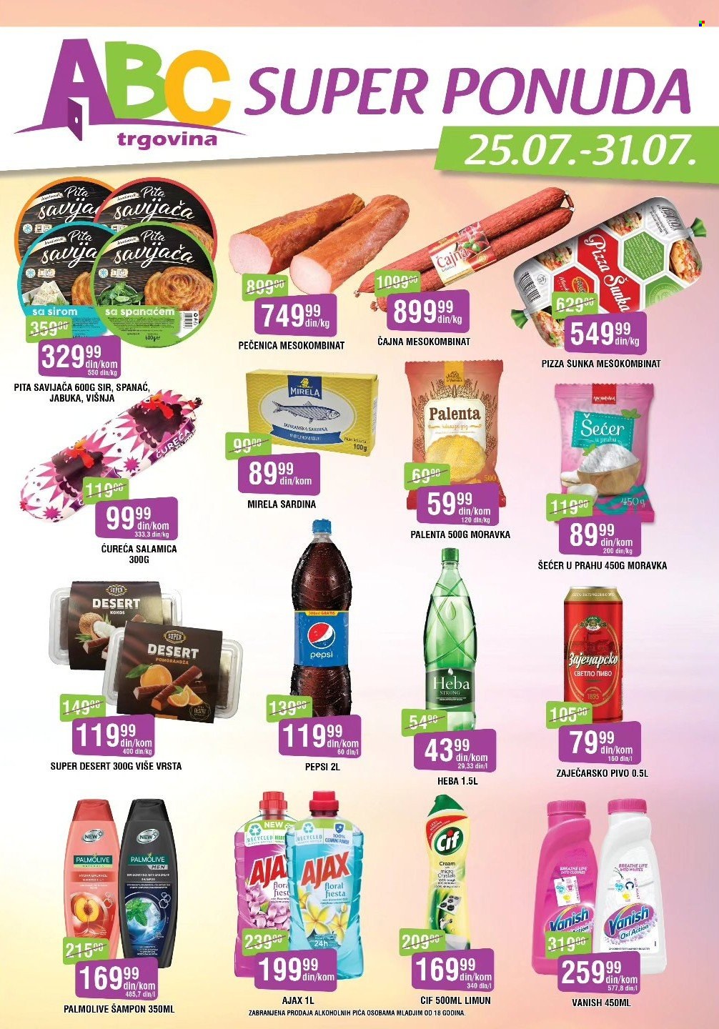 ABC Trgovina katalog - 25.07.2025 - 31.07.2025. Stranica 1