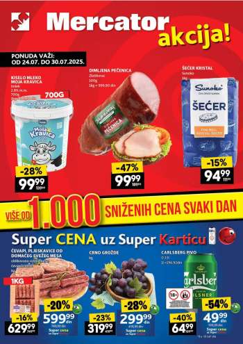 Mercator Centar katalog - 24.07.2025 - 30.07.2025.