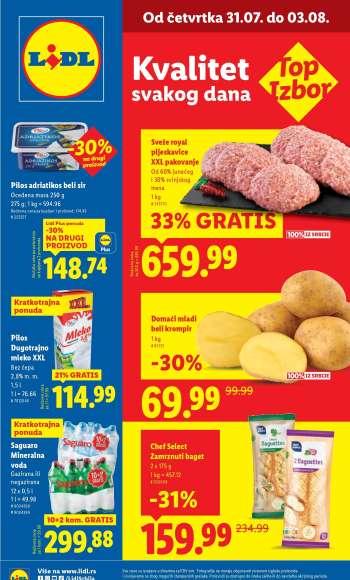 Lidl katalog - 31.07.2025 - 06.08.2025.