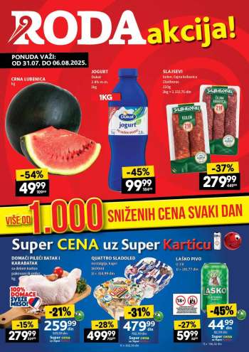 Roda katalog - 31.07.2025 - 06.08.2025.