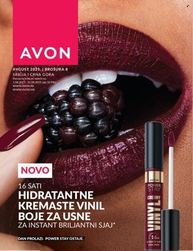 Avon katalog - 01.08.2025 - 31.08.2025. Stranica 1