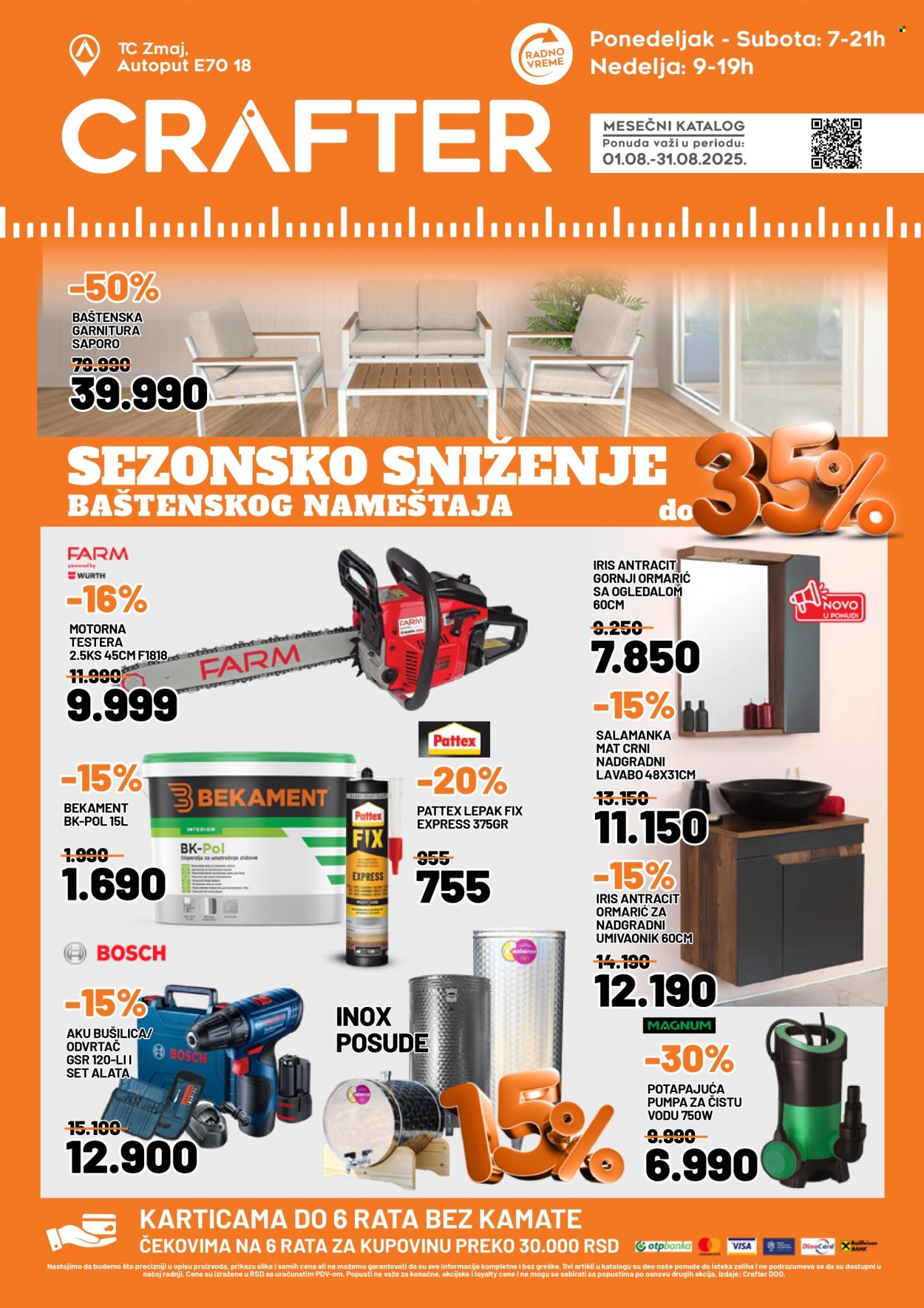 Crafter katalog - 01.08.2025 - 31.08.2025. Stranica 1