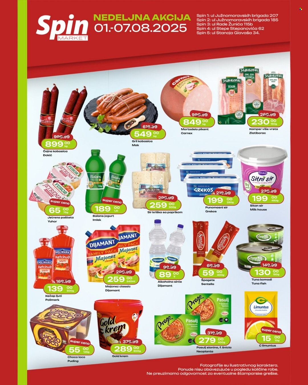 Spin Market katalog - 01.08.2025 - 07.08.2025. Stranica 1