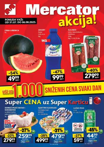 Mercator Centar katalog - 31.07.2025 - 06.08.2025.