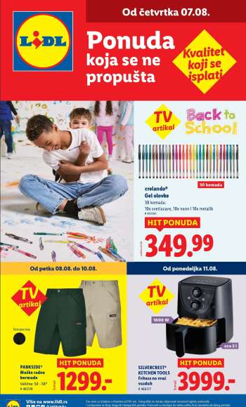Lidl katalog - 07.08.2025 - 13.08.2025.