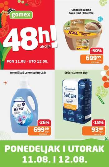 Gomex katalog - 11.08.2025 - 12.08.2025.