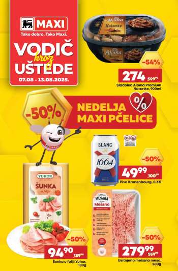 Maxi katalog - 07.08.2025 - 13.08.2025.
