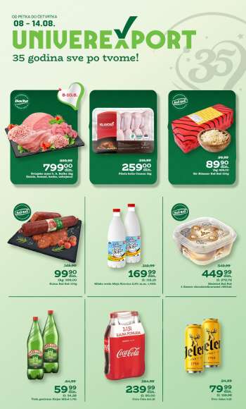 Univerexport katalog - 08.08.2025 - 14.08.2025.