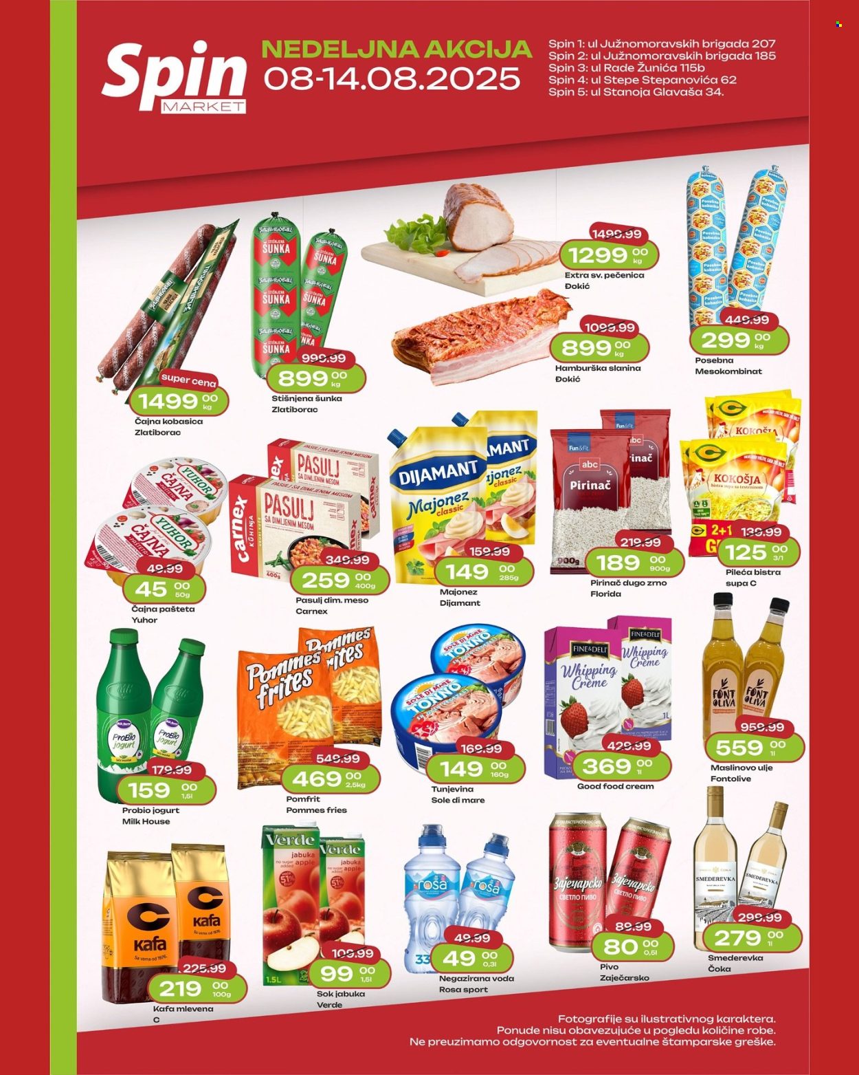 Spin Market katalog - 08.08.2025 - 14.08.2025. Stranica 1