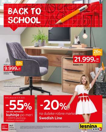 Lesnina XXXL katalog - 11.08.2025 - 07.09.2025.