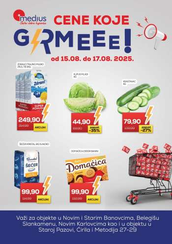 Medius katalog - 15.08.2025 - 17.08.2025.