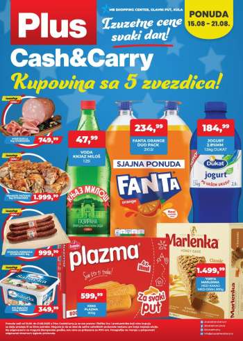 Plus Cash & Carry katalog - 15.08.2025 - 21.08.2025.