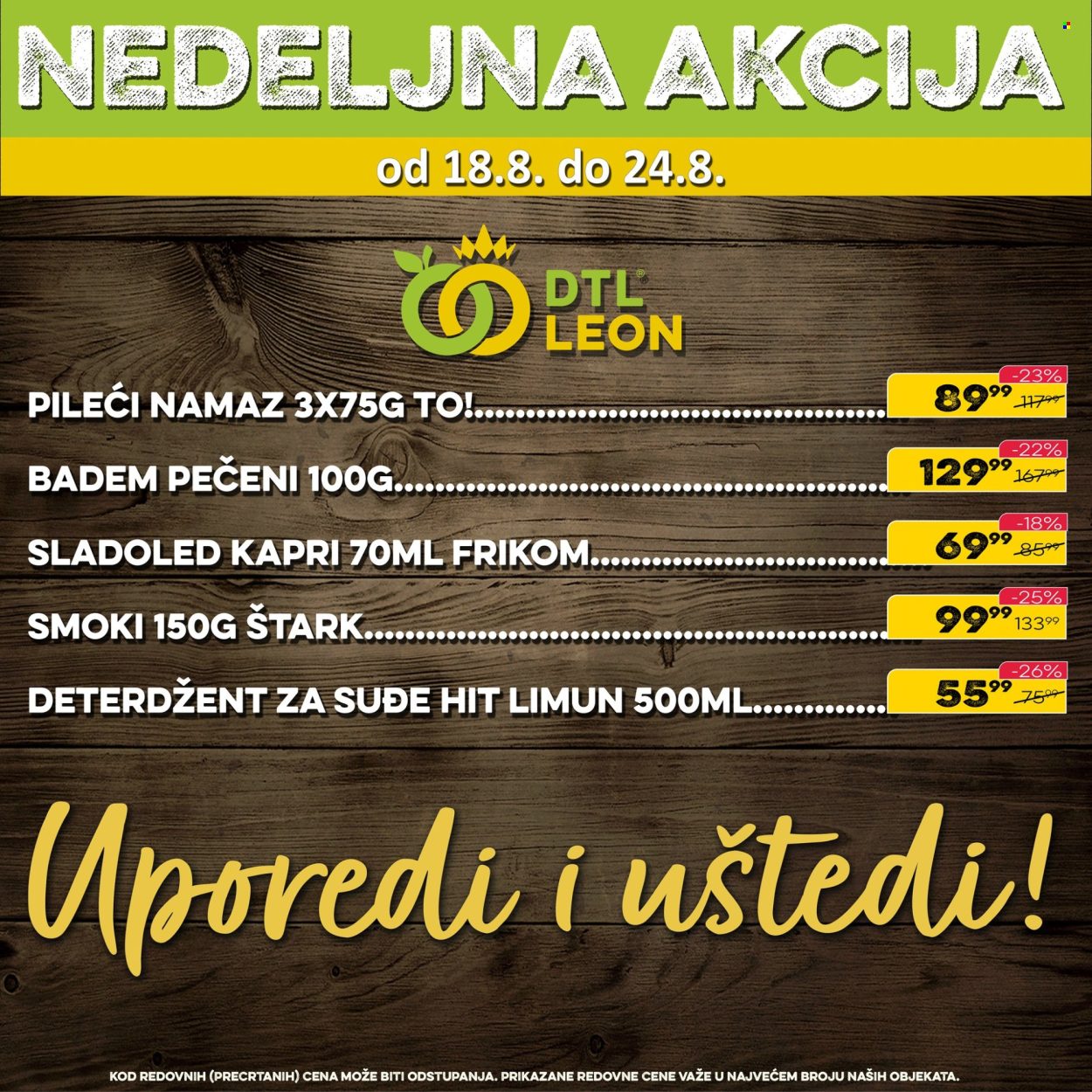 Leon Diskont katalog - 18.08.2025 - 24.08.2025. Stranica 1