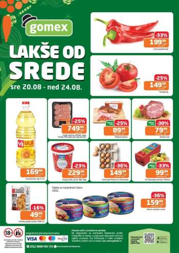 Gomex katalog - 20.08.2025 - 24.08.2025.