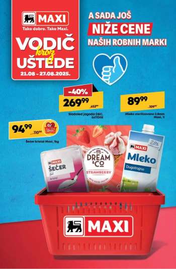 Maxi katalog - 21.08.2025 - 27.08.2025.