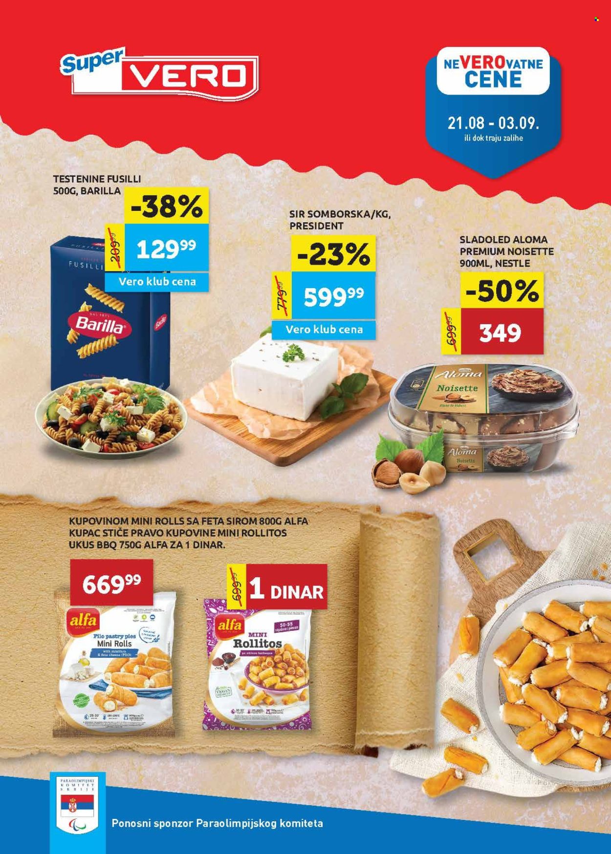 SuperVERO katalog - 21.08.2025 - 03.09.2025. Stranica 1