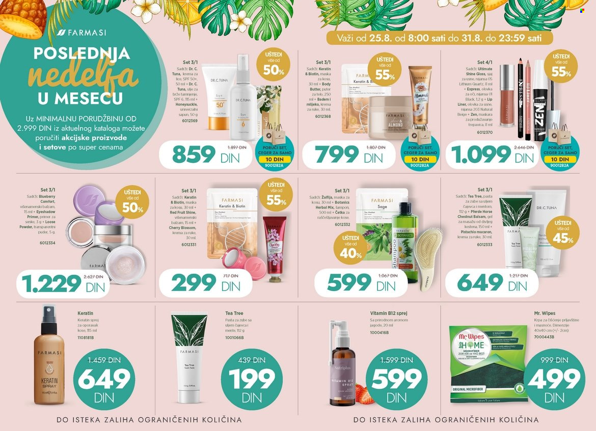 Farmasi katalog - 25.08.2025 - 31.08.2025. Stranica 1