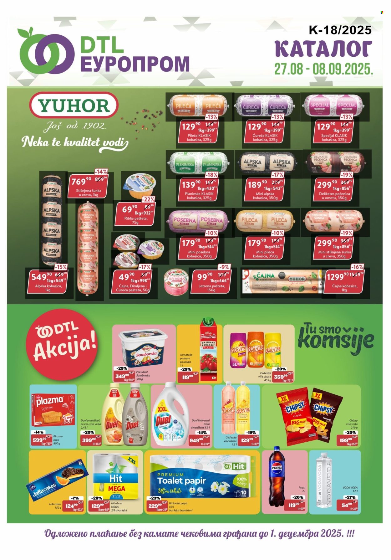 Europrom katalog - 27.08.2025 - 08.09.2025. Stranica 1
