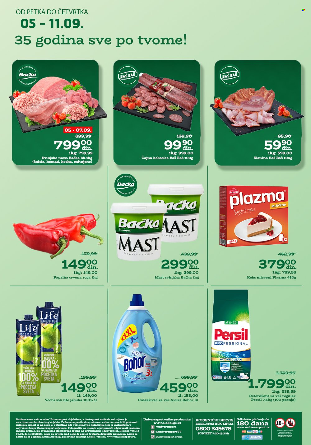 Univerexport katalog - 05.09.2025 - 11.09.2025. Stranica 1