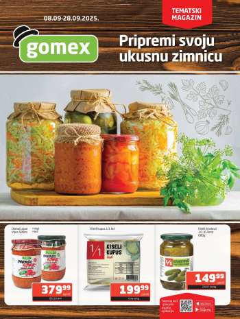 Gomex katalog - 08.09.2025 - 28.09.2025.