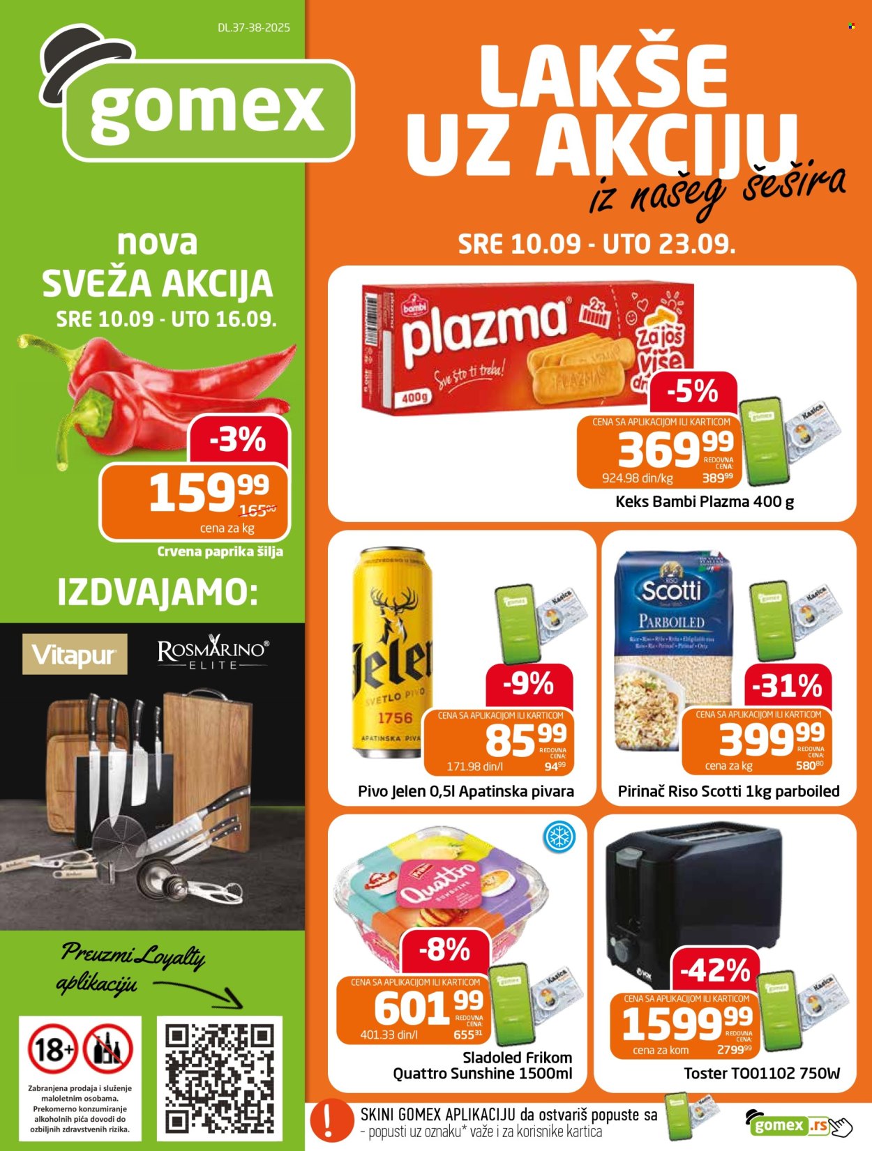 Gomex katalog - 10.09.2025 - 23.09.2025. Stranica 1